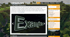 Desktop Screenshot of inhaze.net