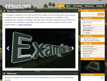 Tablet Screenshot of inhaze.net